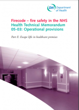 Health Technical Memorandum 05-03: Operational provisions Part E: Escape lifts in healthcare premises (Firecode – fire safety in the NHS) [2008 edition]